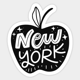 New York, Big Apple Sticker